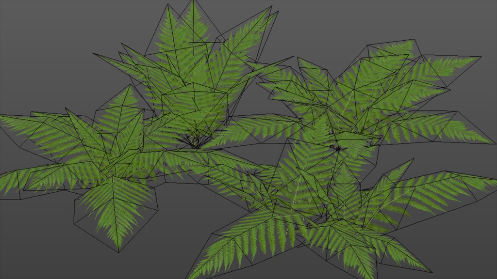 4 Fern Models (Low Poly + LoD) preview image 3